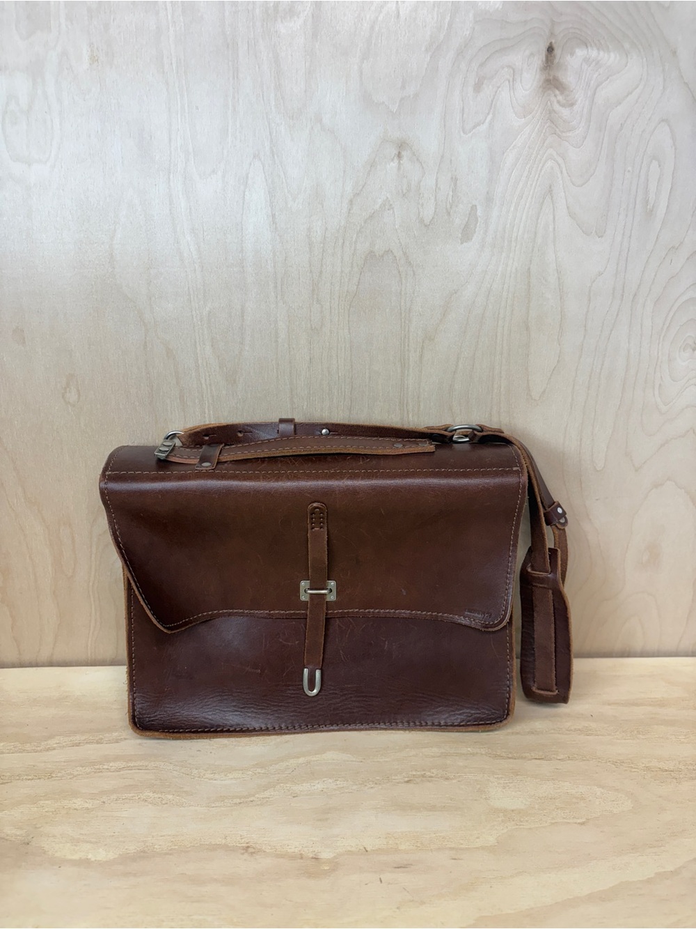 Billykirk 236 Brown Satchel Schoolboy Billykirk X J Crew Rare